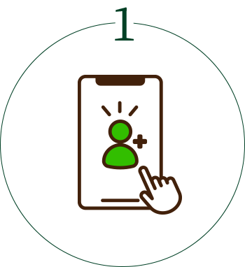 みどり区役所前矯正歯科クリニックを「LINE友だち追加」から友だち追加してください